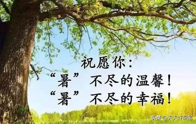 七月七日，今日小暑，祝福送上，谁打开谁幸福