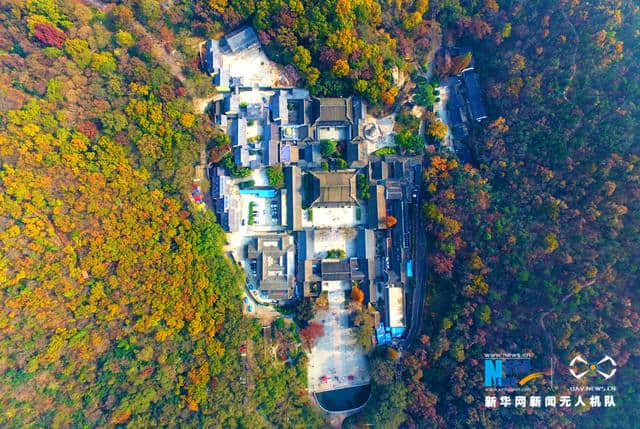 航拍金陵古栖霞寺 赏六朝名寺胜景