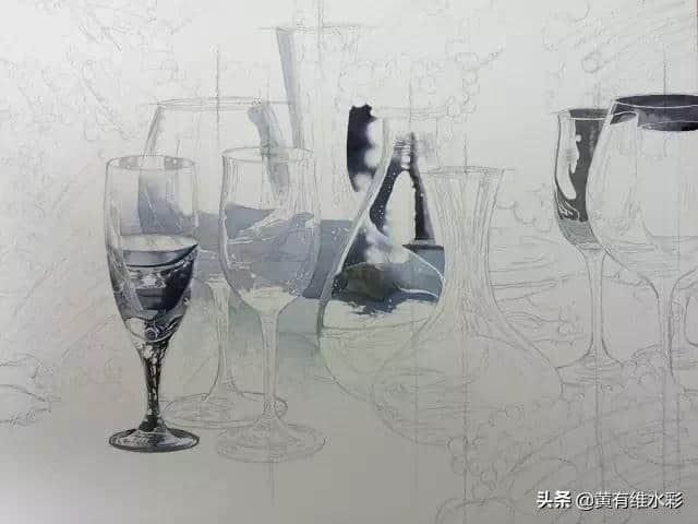 葡萄美酒夜光杯，102张超详细作画过程！