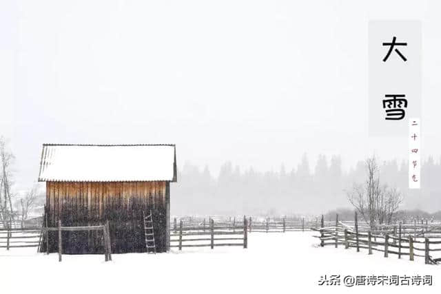 大雪纷飞时，让我们一起在大雪的诗词中，体会诗人的所思所想