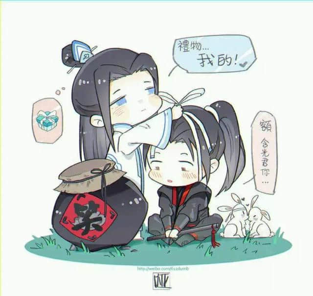 「魔道祖师」萌化了的魔道同人卡通图，泥萌了解一下？