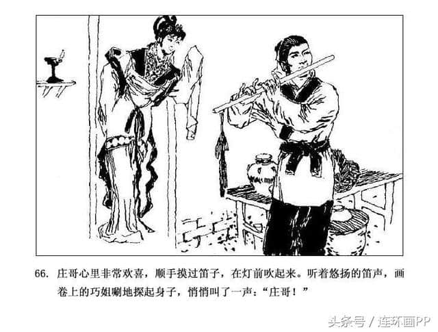 民间故事连环画《画中人》上集