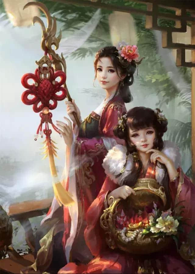 美人壁纸 | 画楼西畔桂堂东，伊人东亭笙箫颂