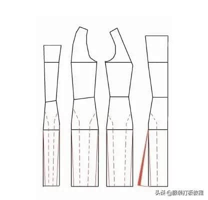 新手裁剪入门一步一步教你画公主线连衣裙