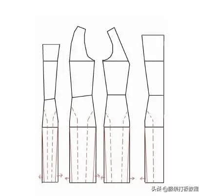 新手裁剪入门一步一步教你画公主线连衣裙