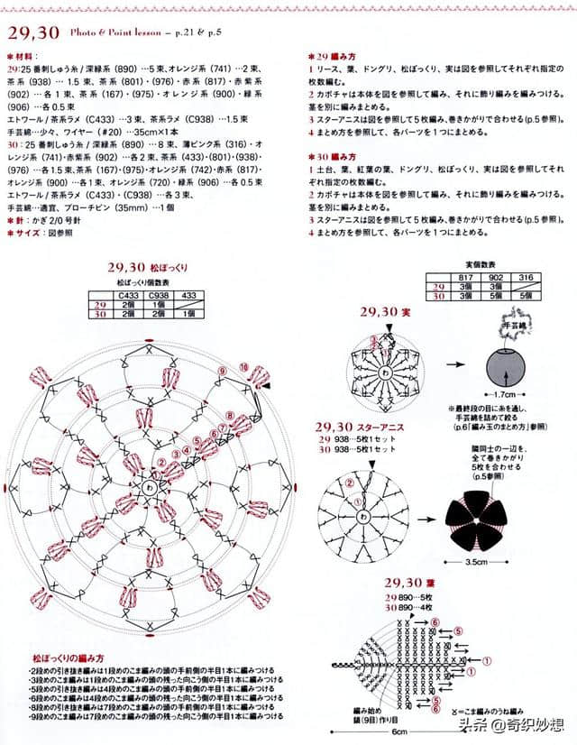 巧手织女织出一片美丽秋色，简直太美了！钩针艺术不一般，附图解