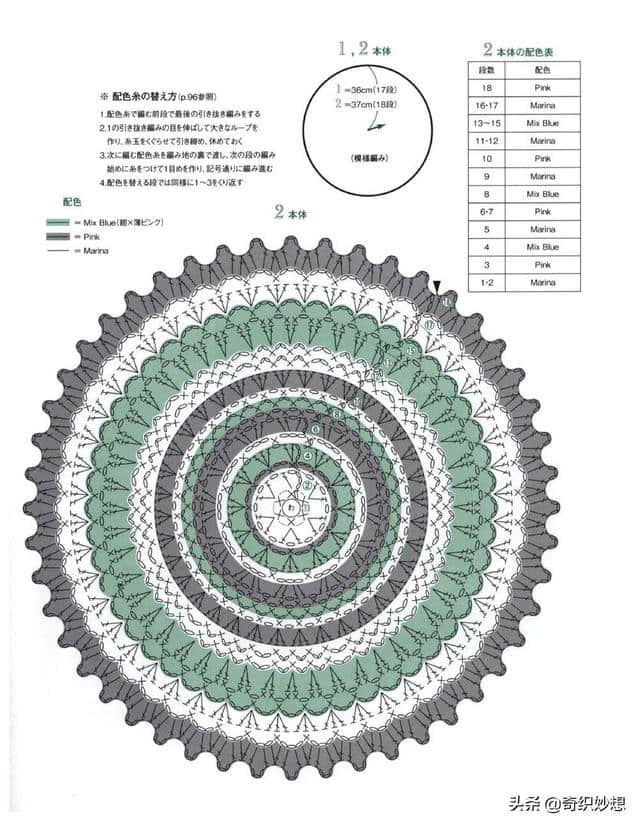 巧手织女织出一片美丽秋色，简直太美了！钩针艺术不一般，附图解