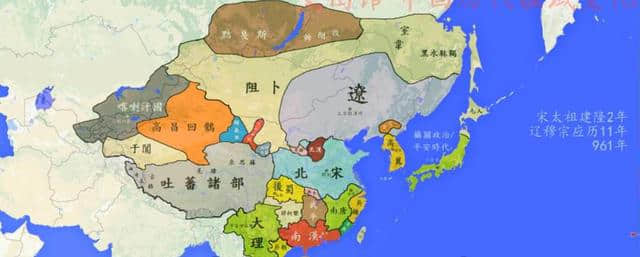 地图上看北宋167年的内忧外患，宋经济军事够强无奈敌人战力更强