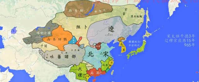 地图上看北宋167年的内忧外患，宋经济军事够强无奈敌人战力更强