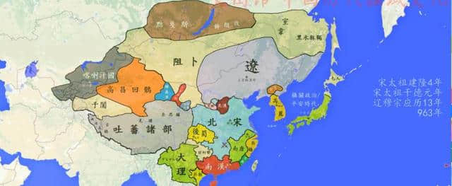 地图上看北宋167年的内忧外患，宋经济军事够强无奈敌人战力更强