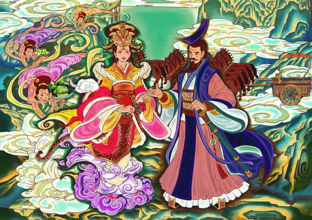 鲜为人知的民间神话故事二：周穆王修仙，传说他与西王母有恋情