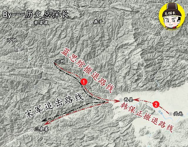 地图上的战争：宋军进攻后蜀，6万大军荡平蜀军，顺利攻占蜀地