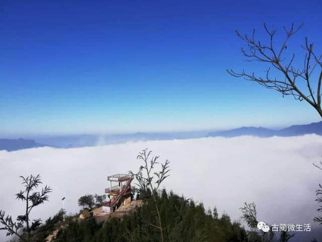 美景：古蔺虎头山云海、佛光、奇景美如仙境！