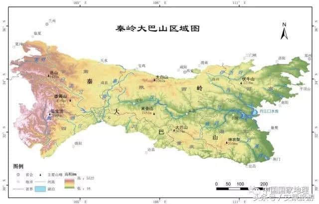 试登秦岭望秦川