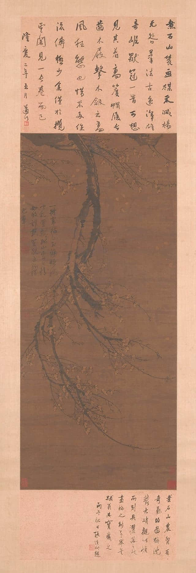 画梅一绝，清代小说家吴敬梓心中的完美人物-元代画家王冕