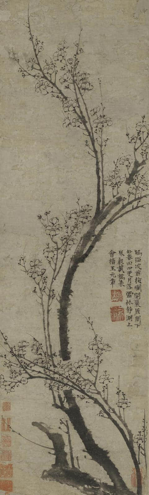 画梅一绝，清代小说家吴敬梓心中的完美人物-元代画家王冕