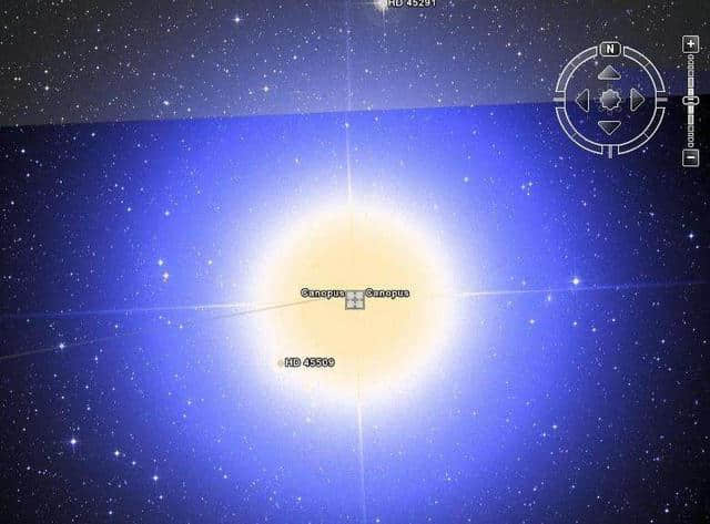 夜空中第二亮的恒星“老人星”，距离地球310光年，又称为南极星