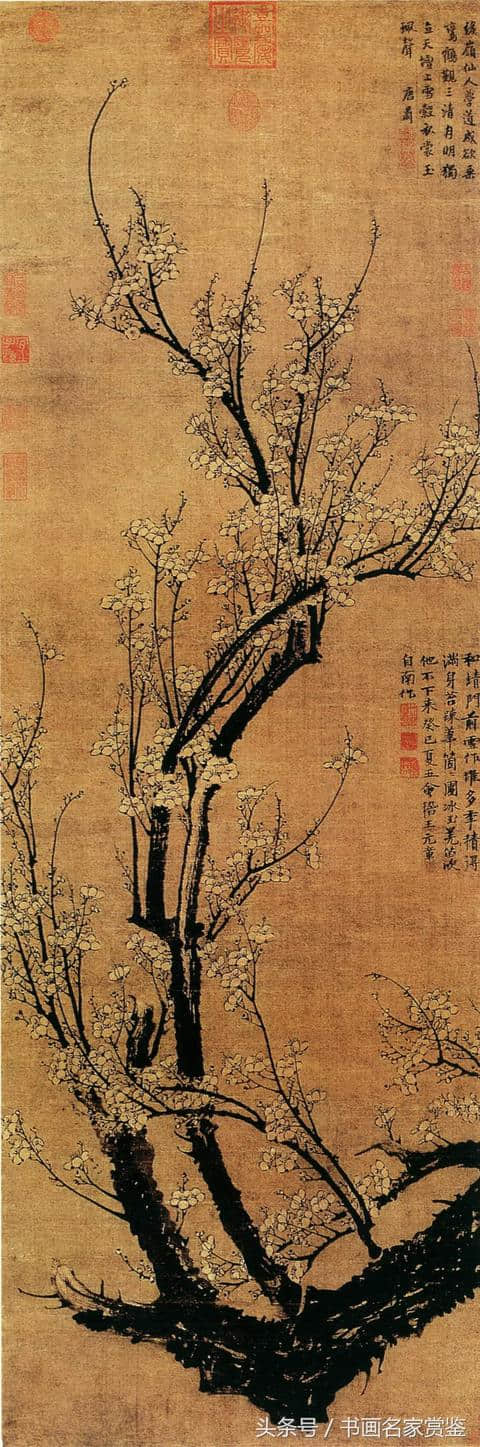 元朝著名画家、诗人、篆刻家，所画梅花对后世影响较大——王冕