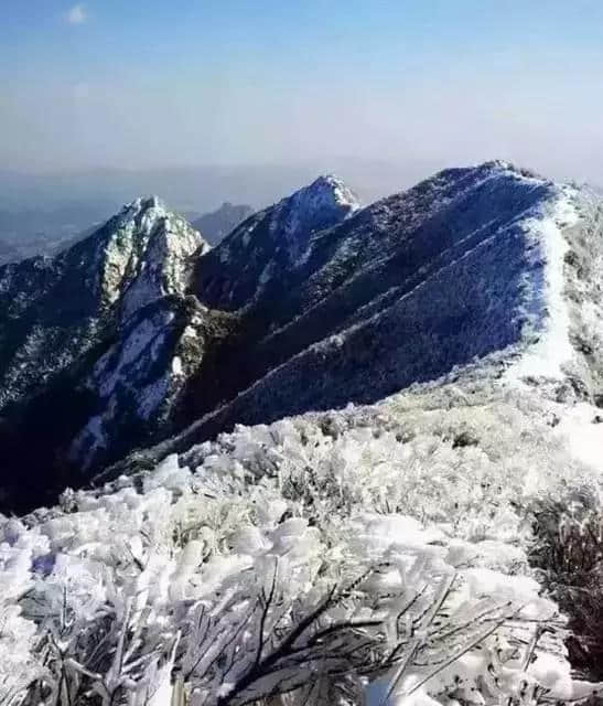 『诗词赏析』：山窗寒夜时，听雪洒竹林《名山胜景美雪图请珍藏》