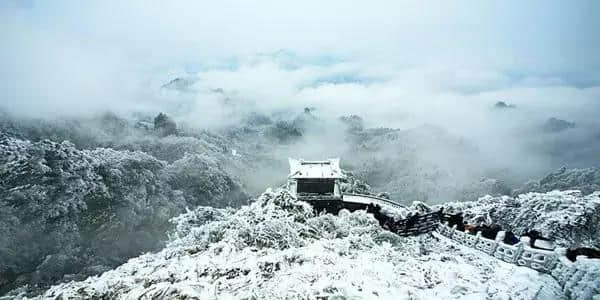 『诗词赏析』：山窗寒夜时，听雪洒竹林《名山胜景美雪图请珍藏》