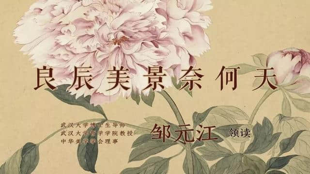 领读｜美学名家邹元江解读《牡丹亭》：求得其所梦者而生