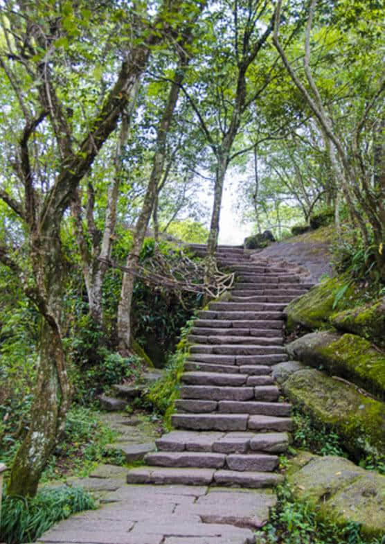 武夷山风景区之天游峰，青山绿水秀美险峻