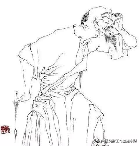 赏画 | 清 郑板桥《墨笔竹石图》