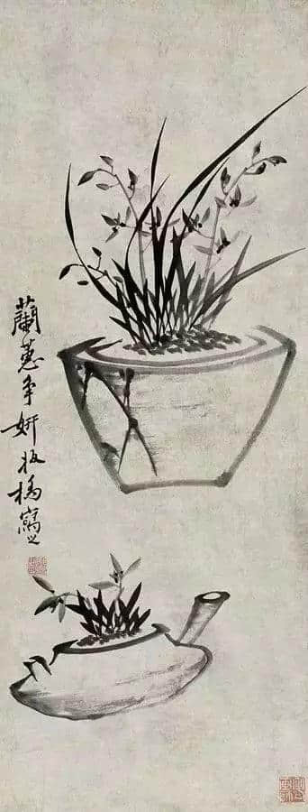 郑板桥画兰，画的是兰花的骨头