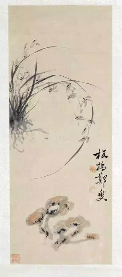 郑板桥画兰，画的是兰花的骨头