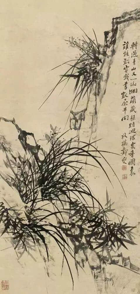 郑板桥画兰，画的是兰花的骨头