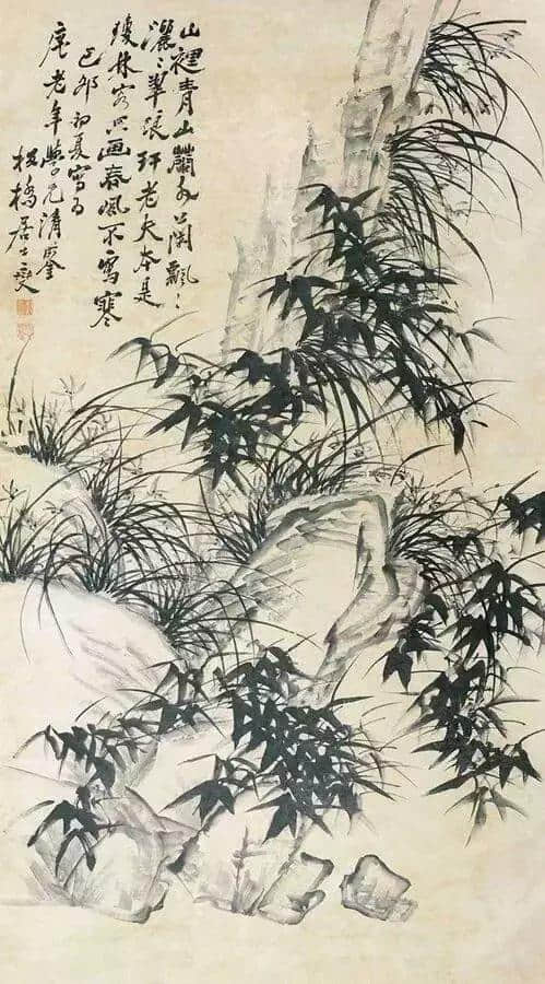 郑板桥画兰，画的是兰花的骨头