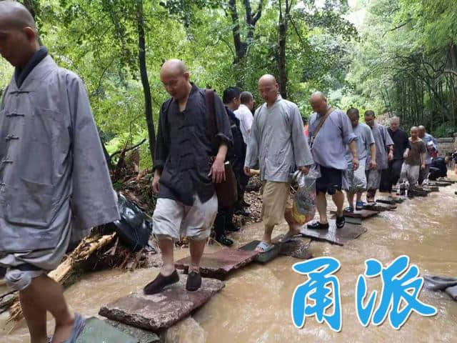 忧心！1700多年绝美古刹天童寺今晨遭遇罕见山洪