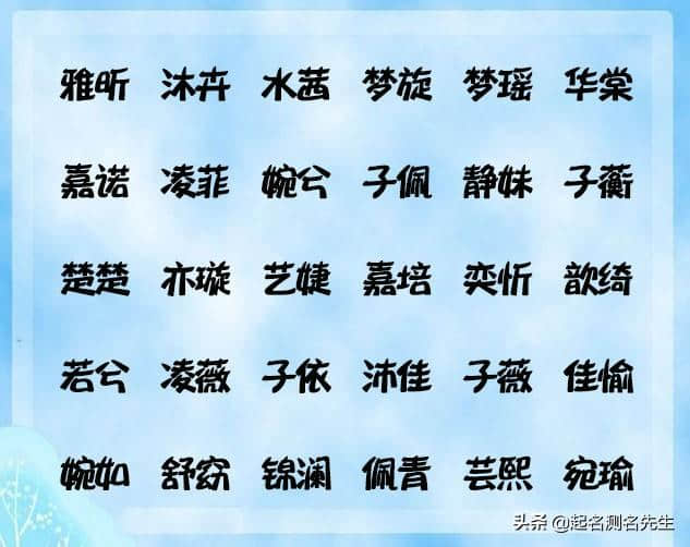 一个好名字一生受用，独一无二的宝宝名字大全