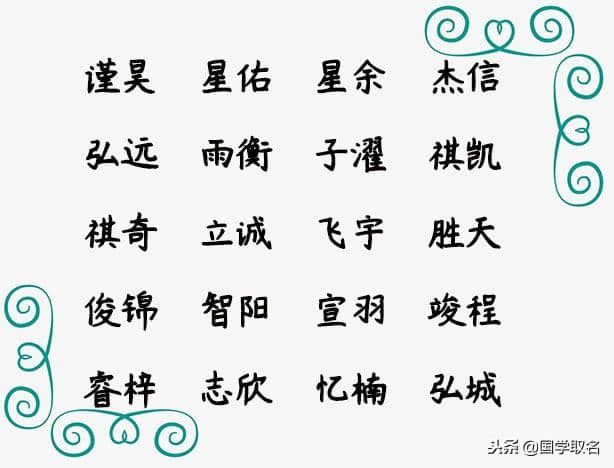 好名字一生受用，洋气独特、阳光自信的名字大全