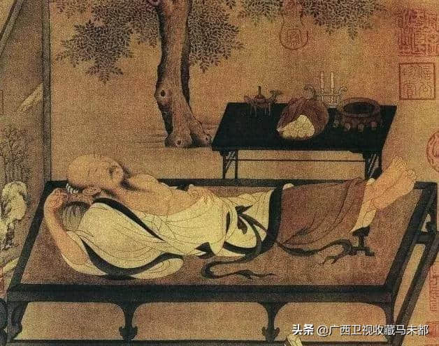 1000年前，韩熙载醉生梦死的那张床，马未都也有