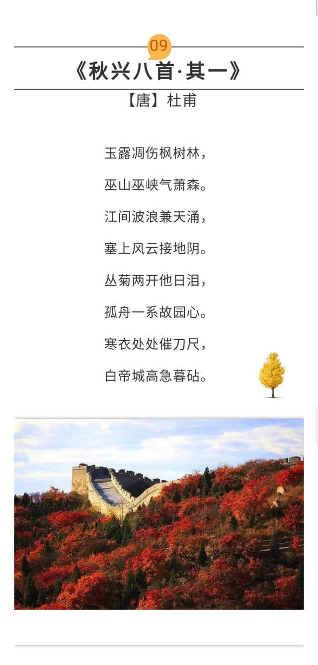 诗词丨这些关于秋天的好诗美景，你家孩子知道多少？