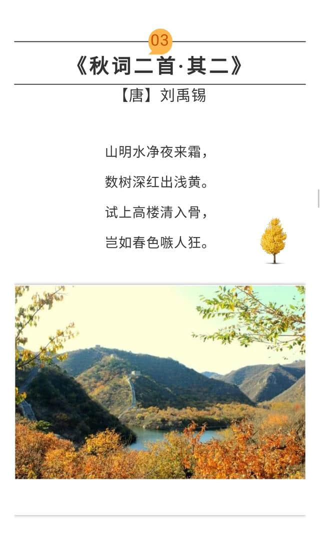 诗词丨这些关于秋天的好诗美景，你家孩子知道多少？