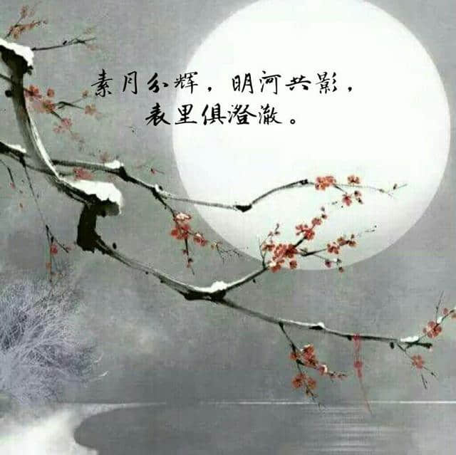 张孝祥：孤光自照，肝胆皆冰雪，不知今夕何夕