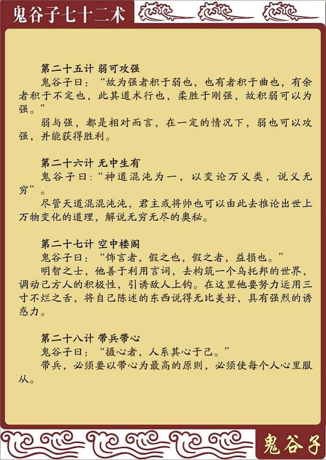 鬼谷子七十二术（原文+译文）