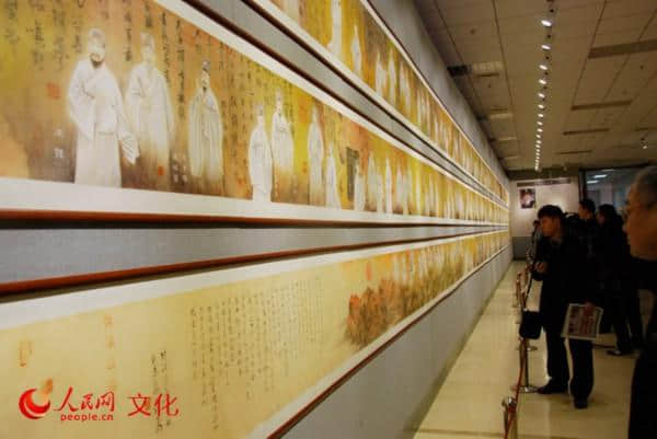 张继《<a href='https://www.som88.net/tags/tushuozhongguoshuhuaqianziwen_72042_1.html' target='_blank'>图说中国书画千字文</a>》展出 描绘200多位人物