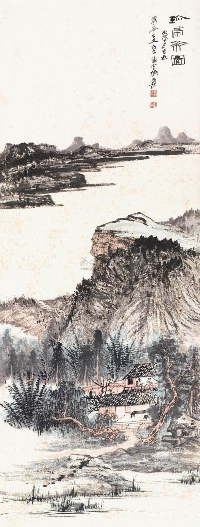 张大千山水画