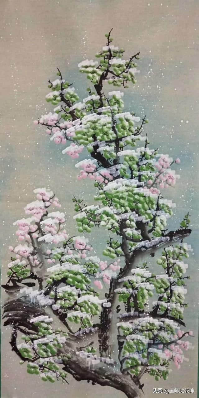 【冰雪寒梅图】梅花香自苦寒来