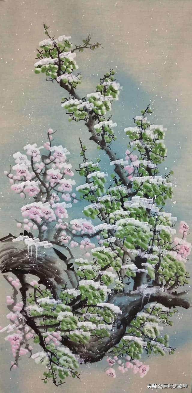 【冰雪寒梅图】梅花香自苦寒来