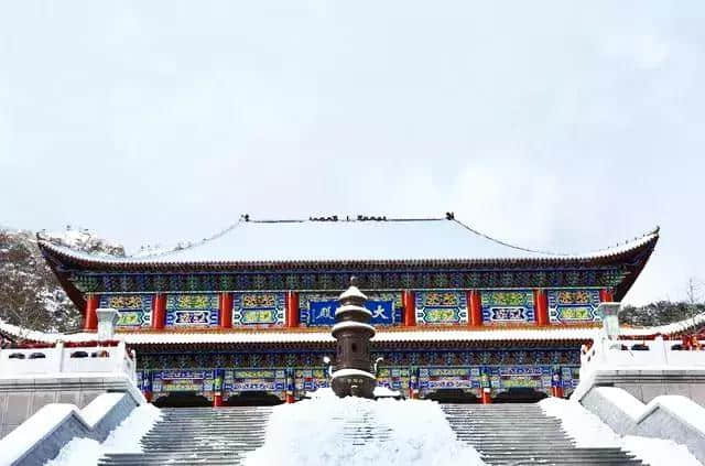 里口山中广福寺—雪景都是那么的禅意