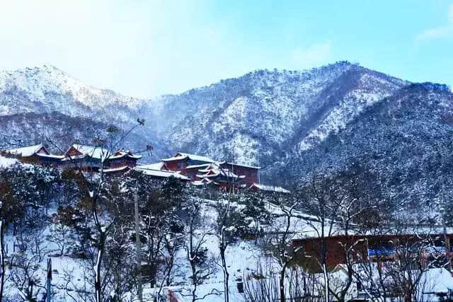 里口山中广福寺—雪景都是那么的禅意