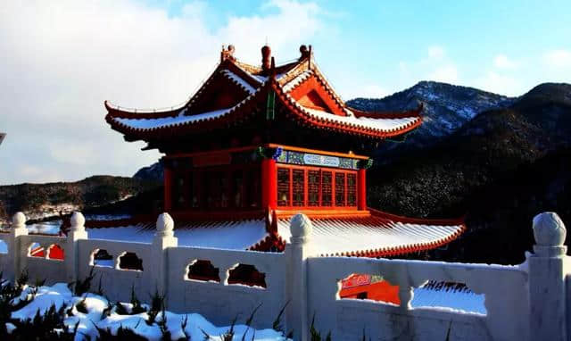 里口山中广福寺—雪景都是那么的禅意