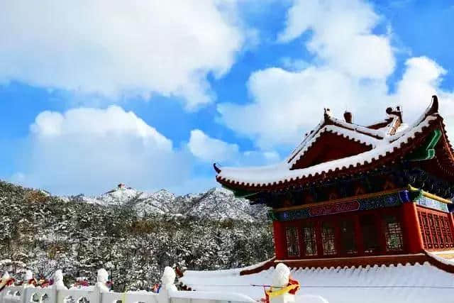 里口山中广福寺—雪景都是那么的禅意