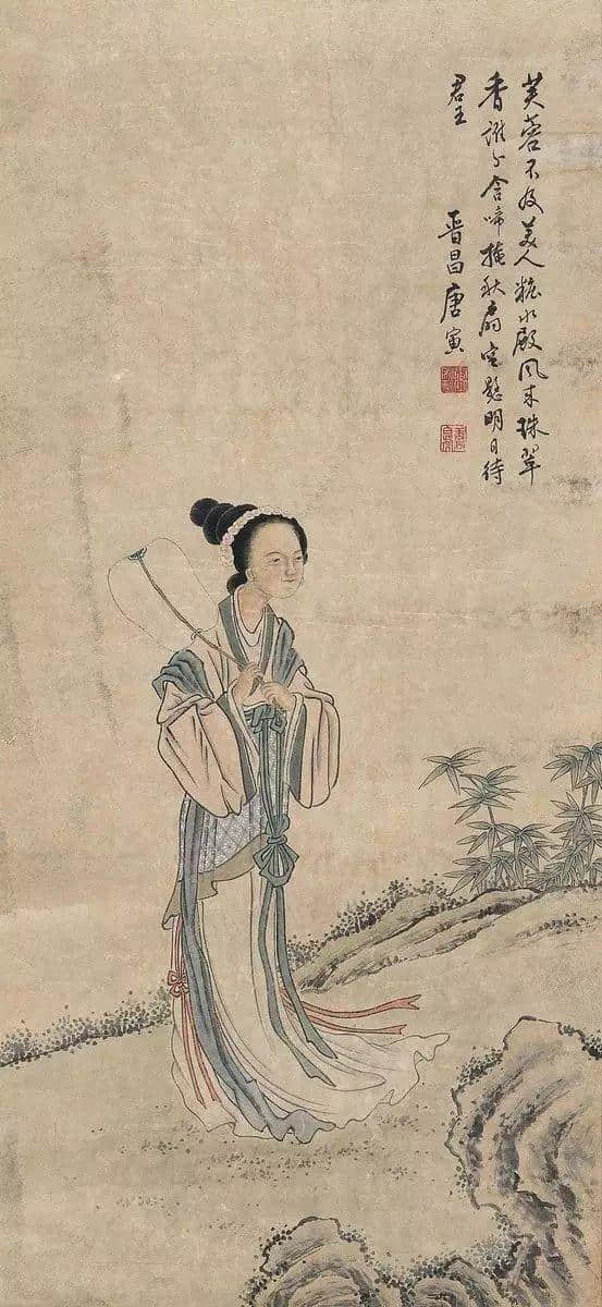 唐伯虎仕女圖