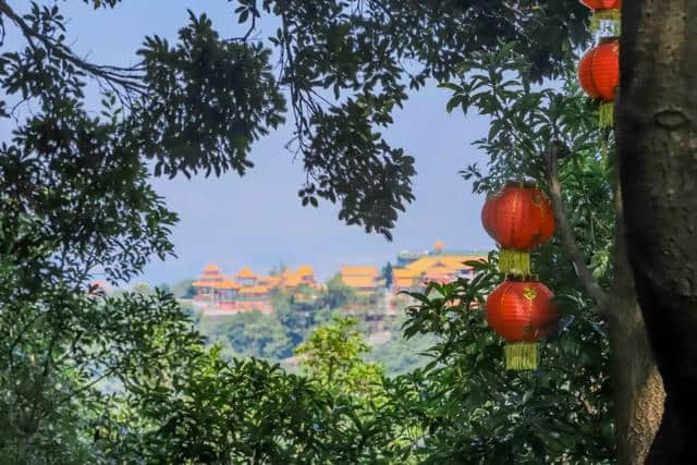 金秋意浓恰此时，东莞观音山邀请您欣赏秋日美景