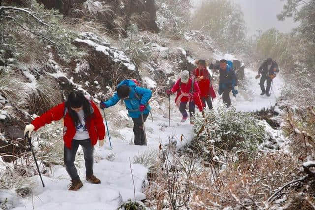 红装素裹踏雪行 自虐徒穿任平生